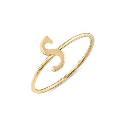 IT GIRL LETTERS RING